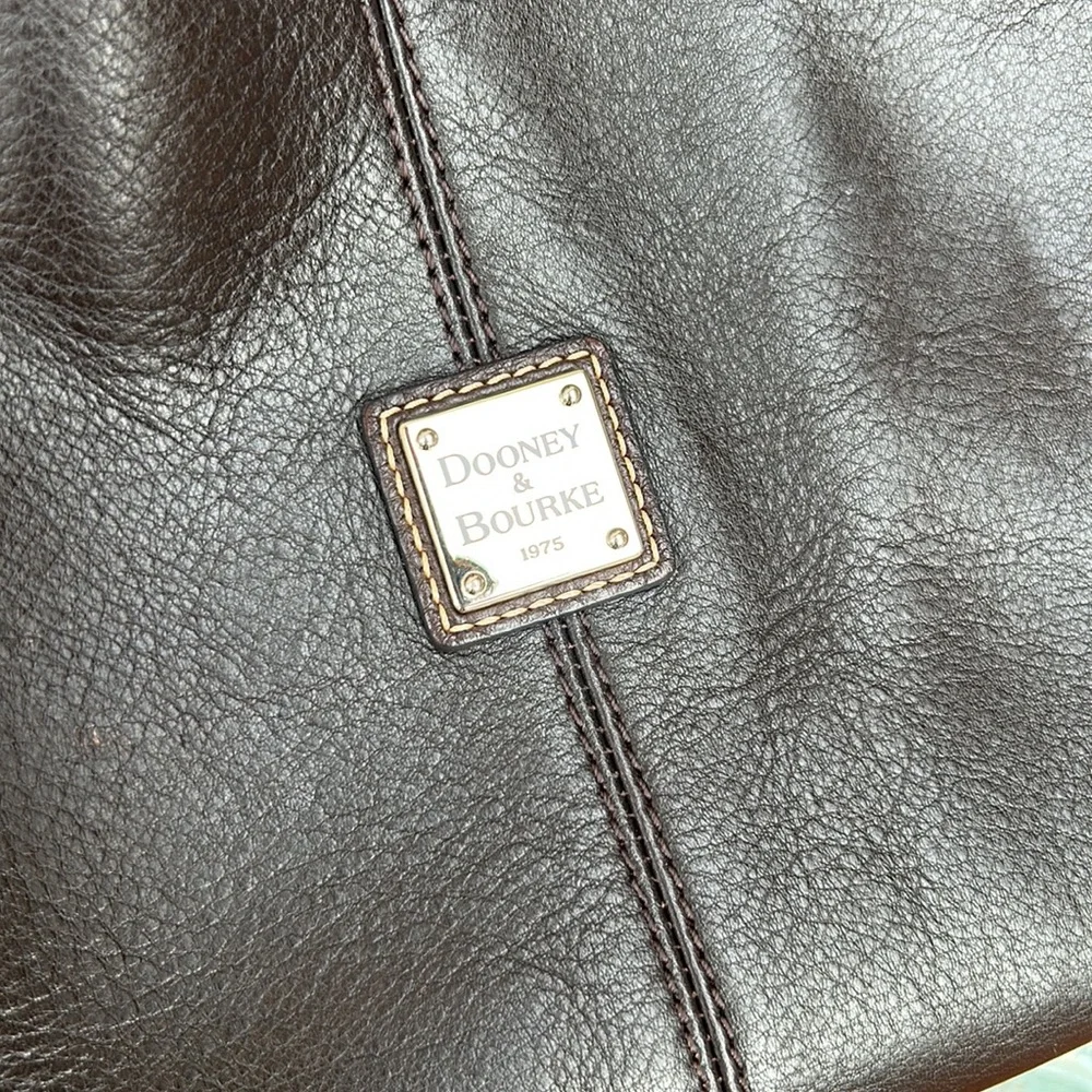 Dooney & Bourke Brown Leather Small Hobo/Shoulder Bag